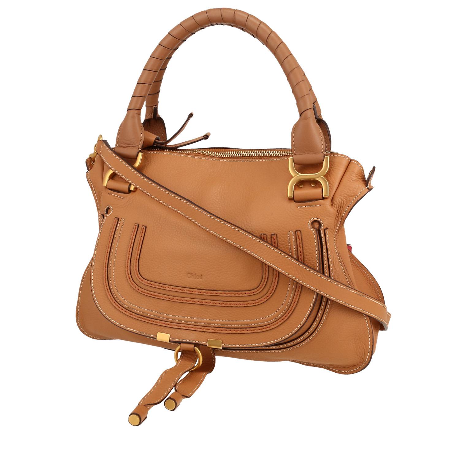 Marcie Handbag In Brown Leather