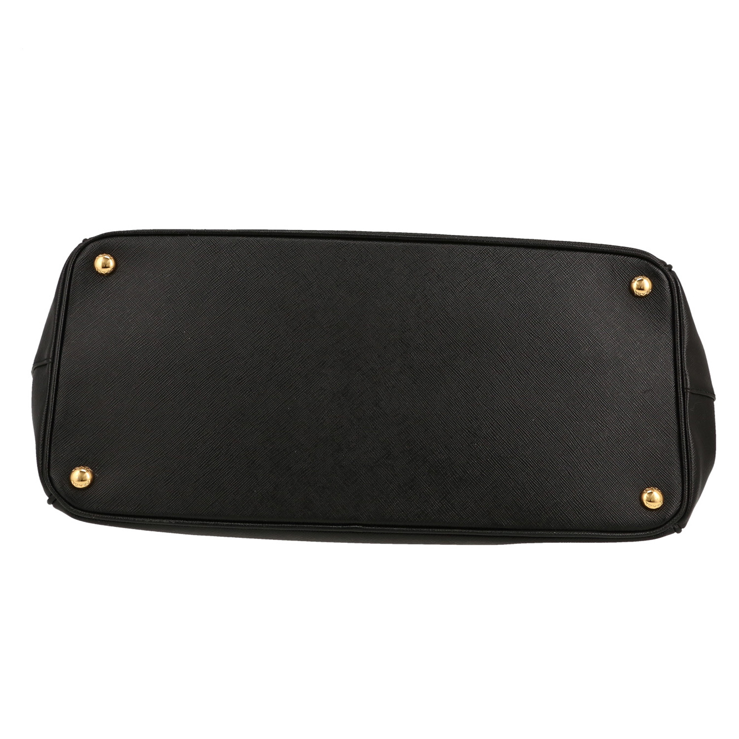 Prada   handbag  in black leather saffiano - Detail D1