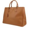 Prada  Galleria handbag  in brown leather saffiano - 00pp thumbnail
