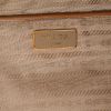 Bolso de mano Prada  Galleria en cuero saffiano marrón - Detail D2 thumbnail