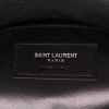 Sac bandoulière Saint Laurent  College en cuir matelassé chevrons noir - Detail D2 thumbnail