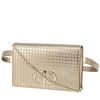 Dior  30 Montaigne handbag/clutch  in gold leather cannage - 00pp thumbnail