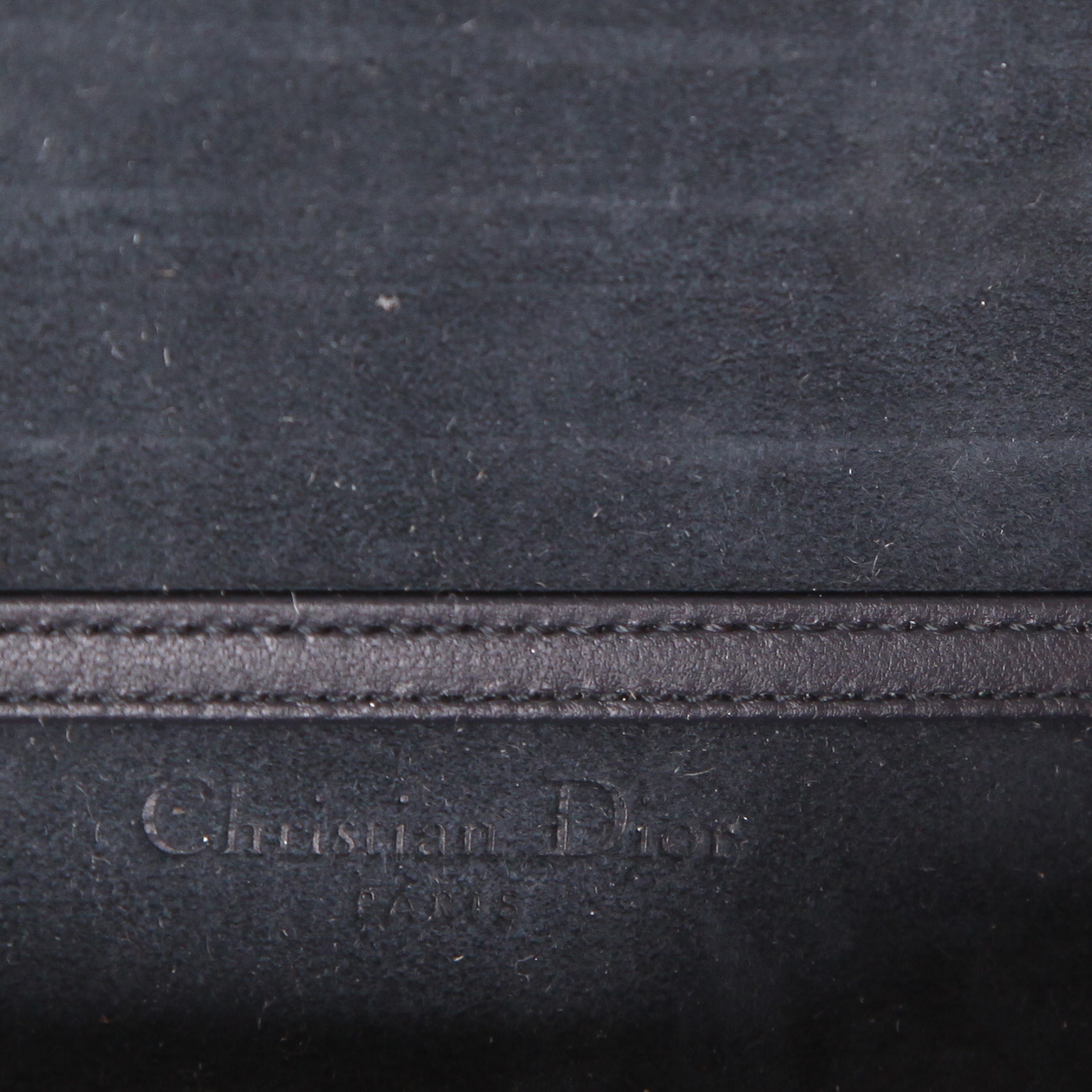 Sac/pochette Dior  30 Montaigne en cuir cannage doré - Detail D2