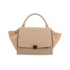 Celine  Trapeze handbag  in beige leather  and beige suede - 360 thumbnail