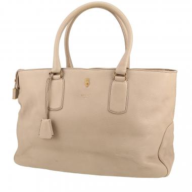 Sac cabas Celine   en cuir beige