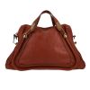 Chloé  Paraty handbag  in brown leather - 360 thumbnail