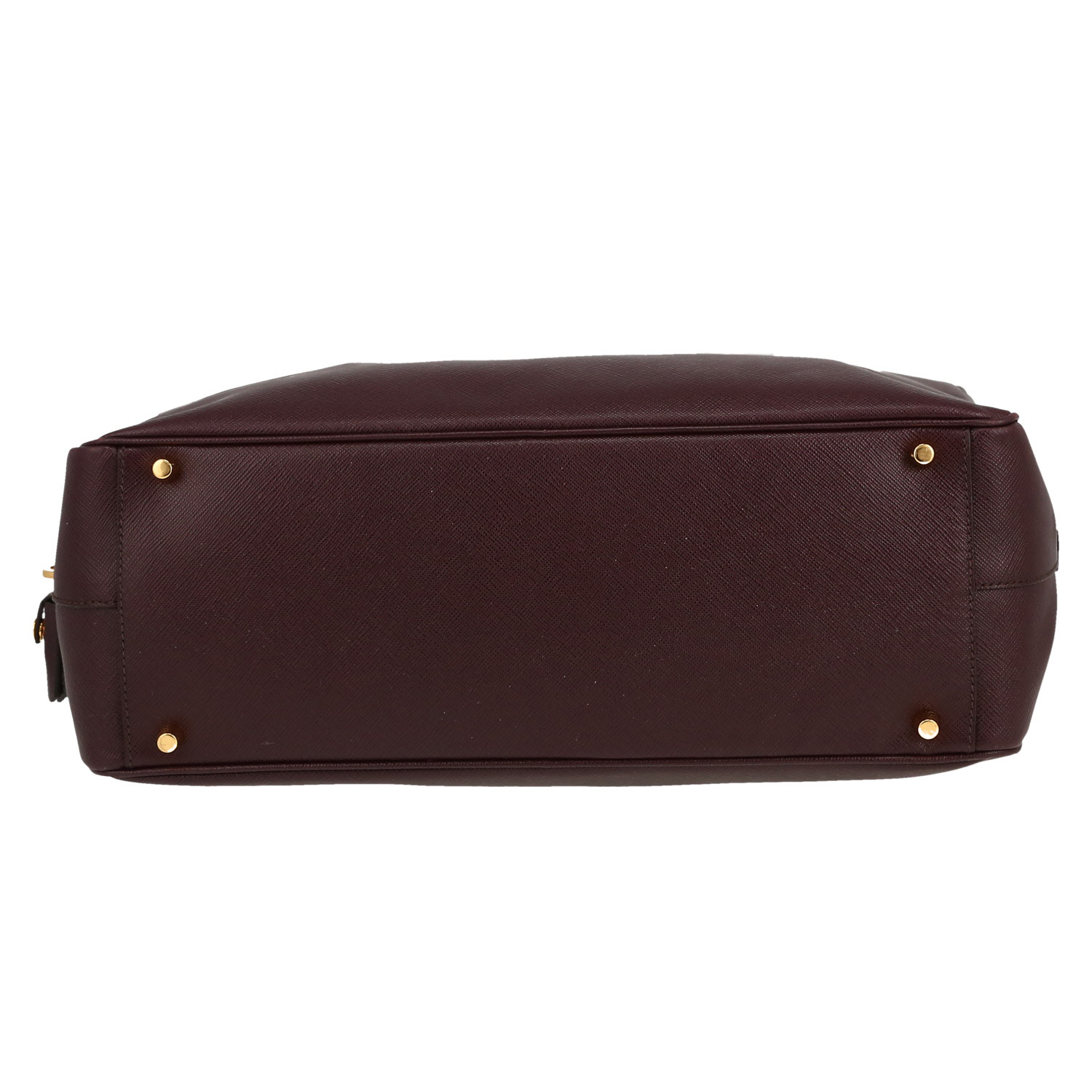 Borsa Prada  Bauletto in pelle saffiano plum - Detail D1