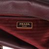 Prada  Bauletto handbag  in plum leather saffiano - Detail D2 thumbnail
