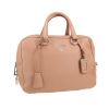 Prada   handbag  in powder pink grained leather - 360 thumbnail