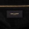 Saint Laurent  Duffle handbag  in black leather - Detail D2 thumbnail