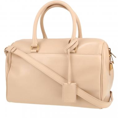 Borsa Saint Laurent  Duffle in pelle beige