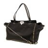 Valentino Garavani  Rockstud handbag  in black leather - 00pp thumbnail