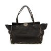 Valentino Garavani  Rockstud handbag  in black leather - 360 thumbnail