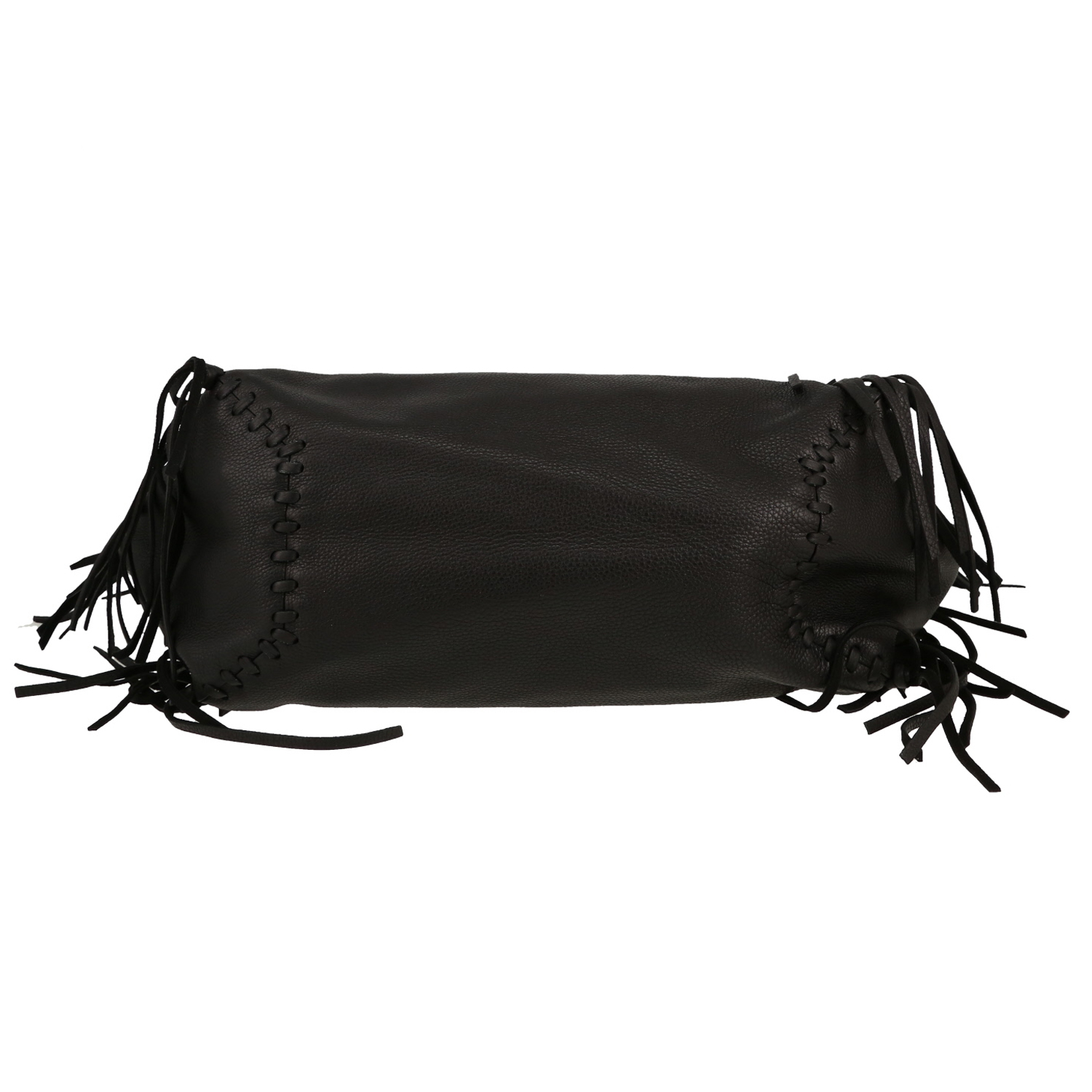 Shopping bag Valentino Garavani   in pelle nera - Detail D1