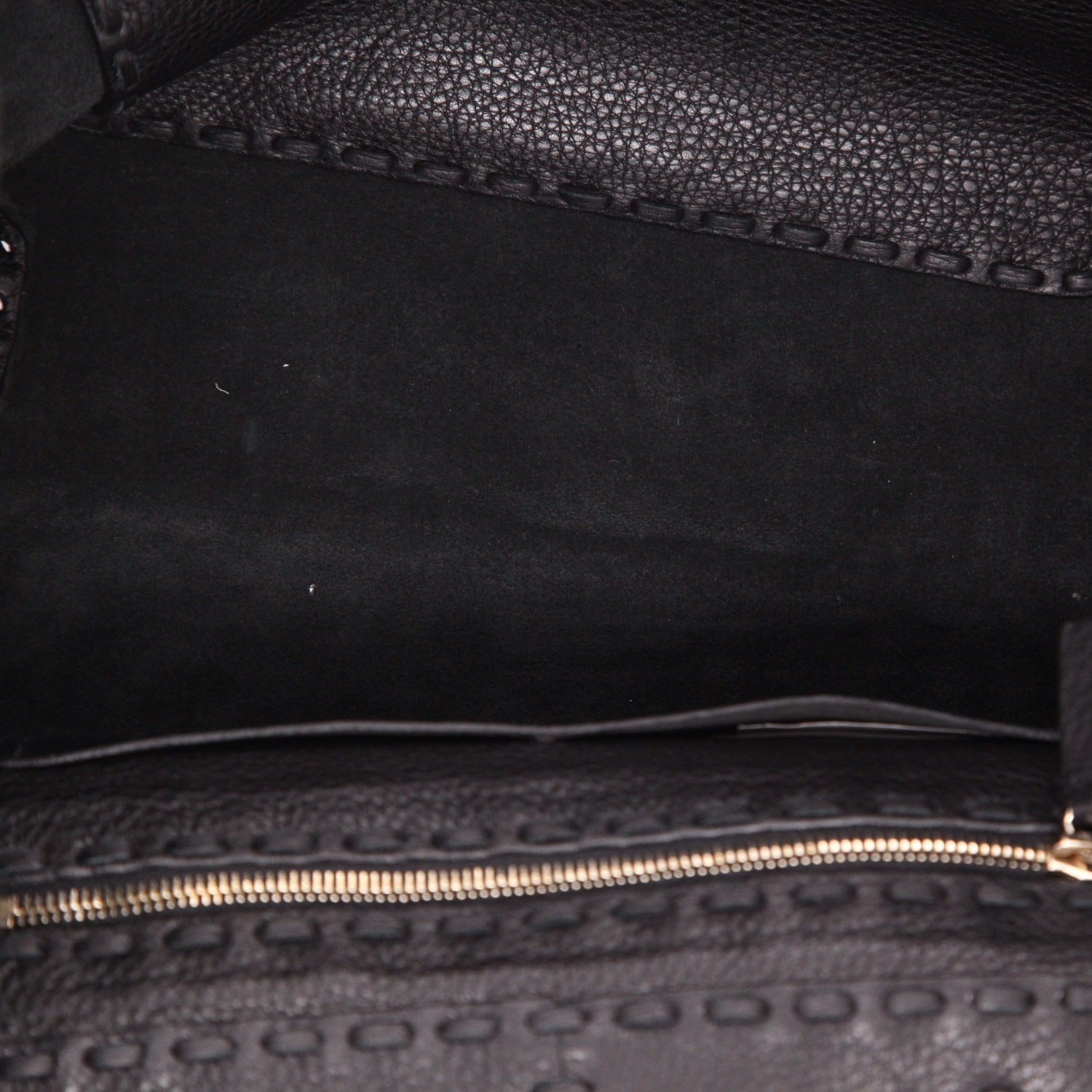 Shopping bag Valentino Garavani   in pelle nera - Detail D3