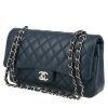 Chanel  Timeless Classic handbag  in blue quilted leather - 00pp thumbnail