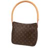 Louis Vuitton  Looping handbag  in brown monogram canvas  and natural leather - 00pp thumbnail
