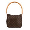 Louis Vuitton  Looping handbag  in brown monogram canvas  and natural leather - 360 thumbnail
