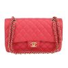 Chanel  Timeless Classic handbag  in pink quilted leather - 360 thumbnail