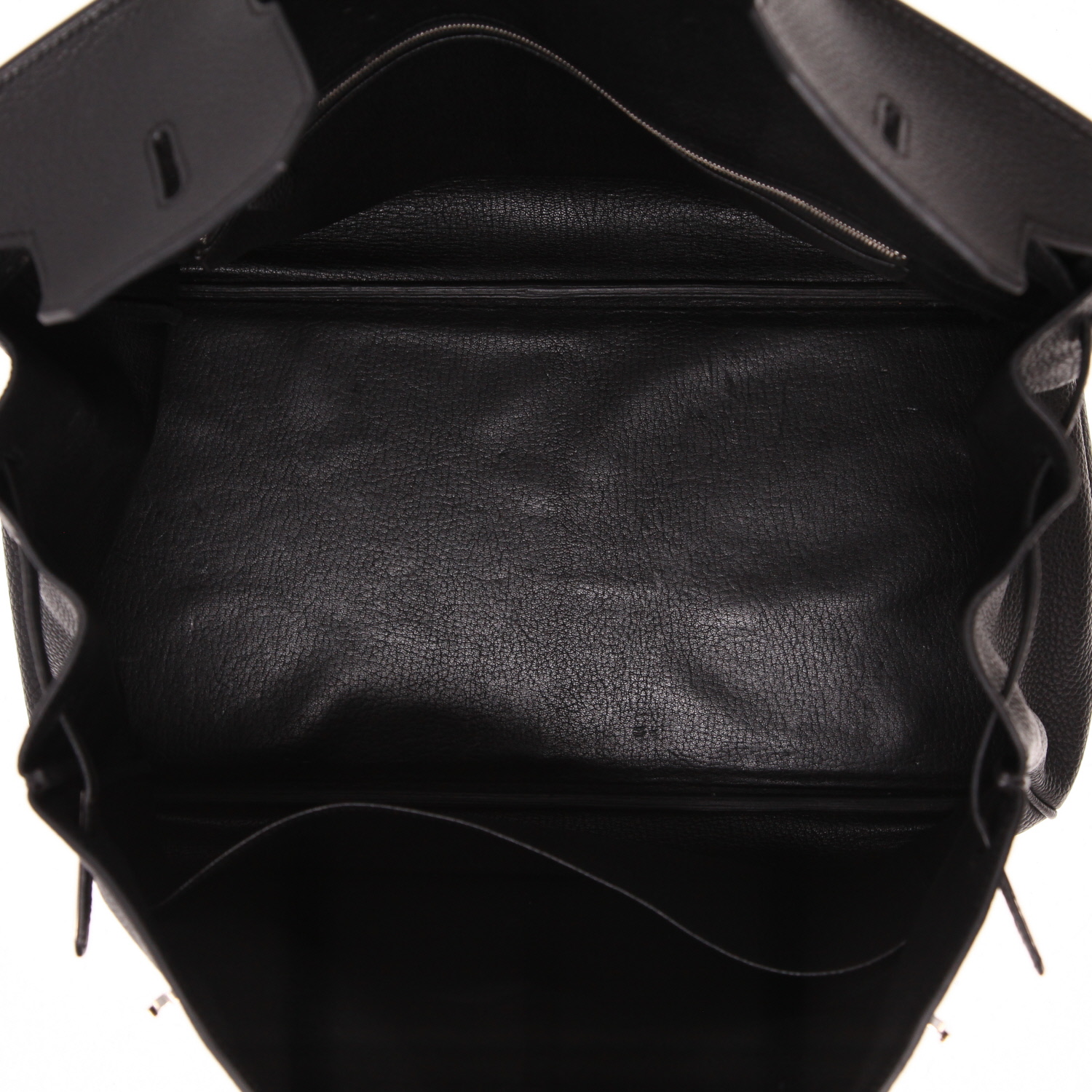 Hermès  Birkin 40 cm handbag  in black togo leather - Detail D3