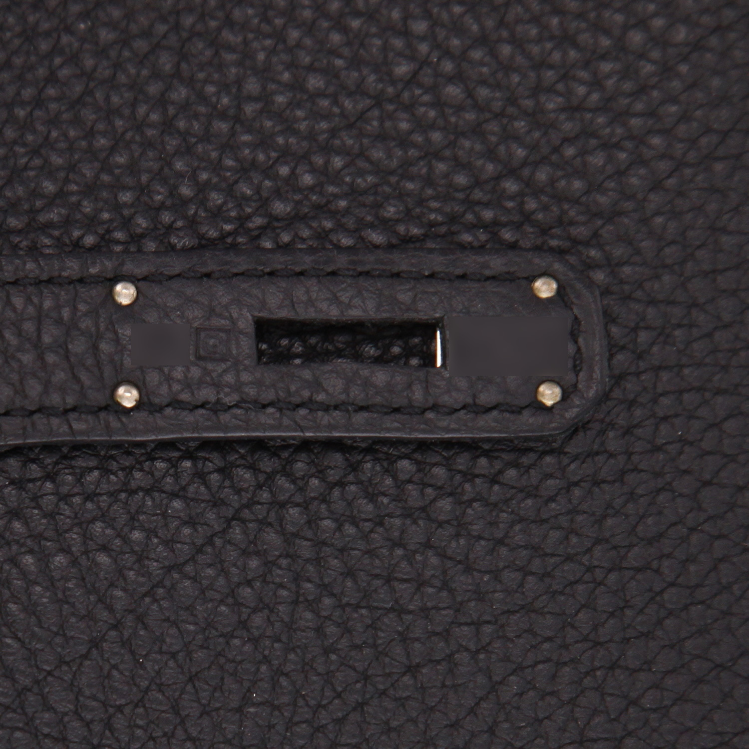 Sac à main Hermès  Birkin 40 cm en cuir togo noir - Detail D4