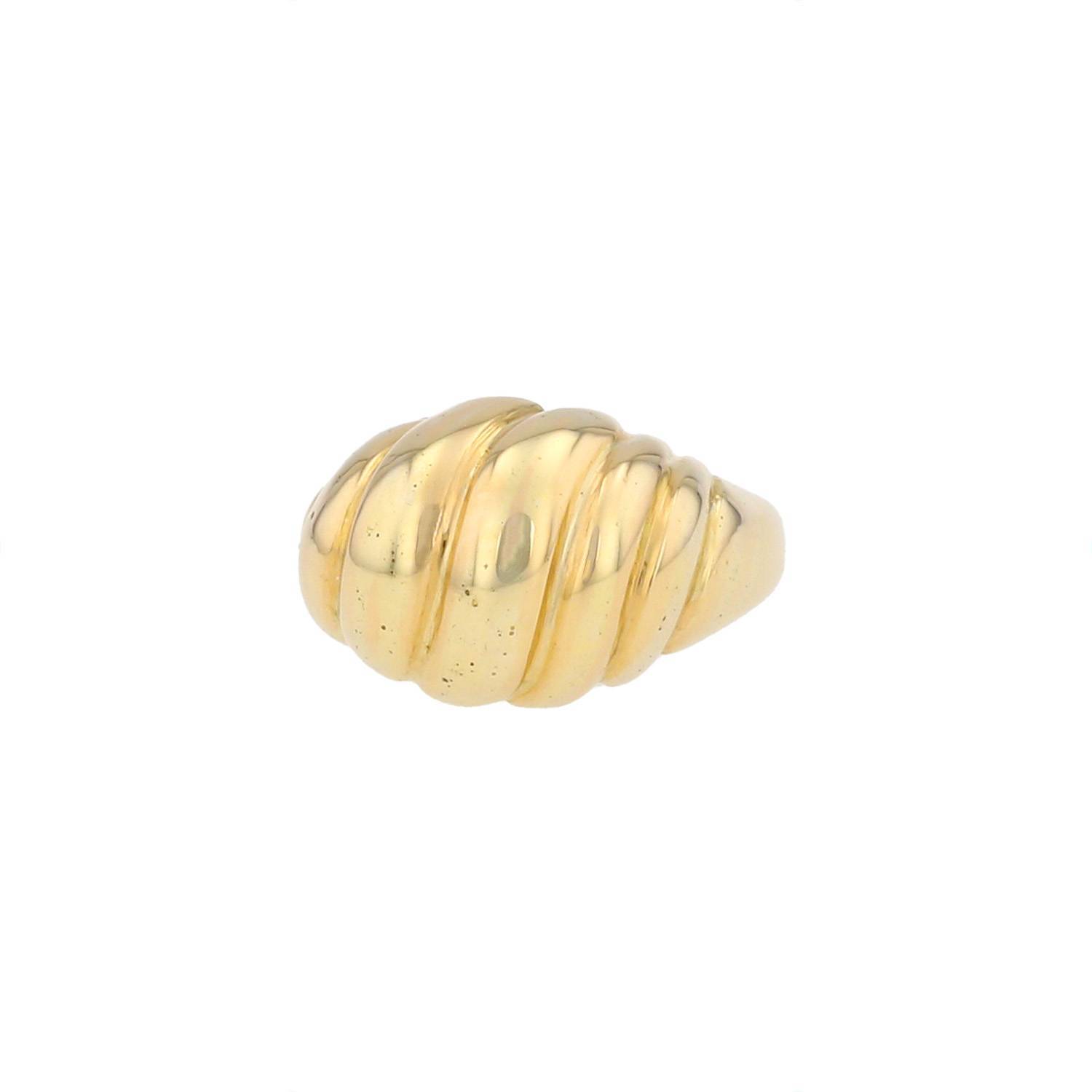 Bague Vintage  en or jaune 18k