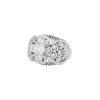 Vintage   1960's boule ring in platinium, white gold and diamonds - 00pp thumbnail