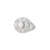 Vintage  ring in platinium and diamonds - 00pp thumbnail