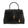 Celine  16 shoulder bag  in black leather - 360 thumbnail