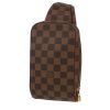 Louis Vuitton  Geronimos shoulder bag  in ebene damier canvas - 00pp thumbnail