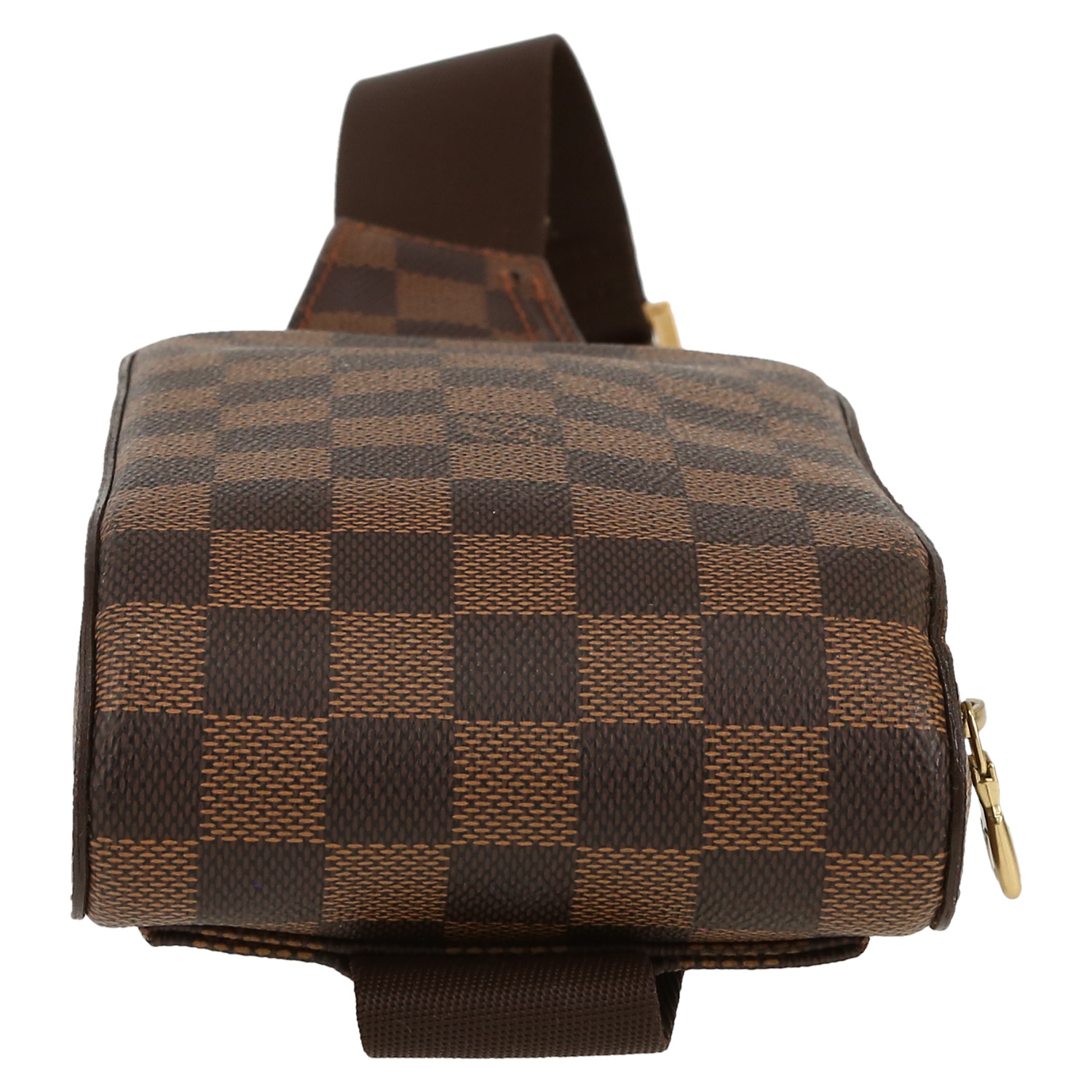 Sac bandoulière Louis Vuitton  Geronimos en toile damier ébène - Detail D1
