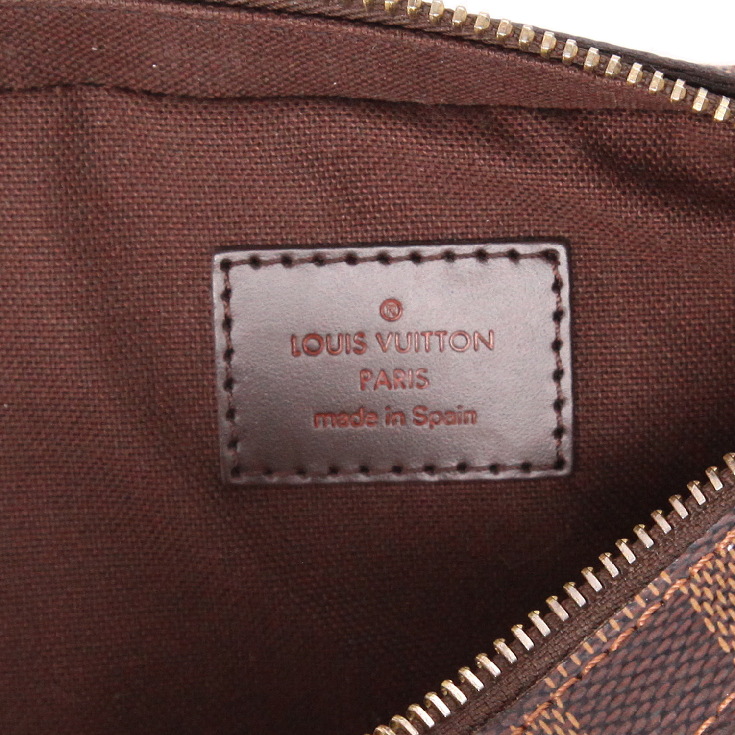 Sac bandoulière Louis Vuitton  Geronimos en toile damier ébène - Detail D2