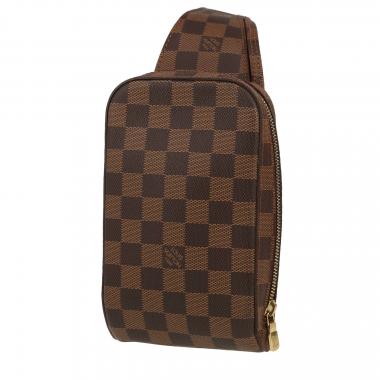 Borsa a tracolla Louis Vuitton  Geronimos in tela a scacchi ebana