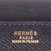 Bolso de mano Hermès  Kelly 32 cm en cuero Courchevel azul marino - Detail D2 thumbnail
