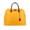 Hermès  Bolide - Travel Bag travel bag  in yellow and brown Courchevel leather - 360 thumbnail