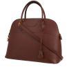 Hermès  Bolide 35 cm handbag  in brown Courchevel leather - 00pp thumbnail