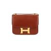 Bolso de mano Hermès  Constance en cuero marrón - 360 thumbnail