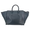 Celine  Phantom shopping bag  in blue leather - Detail D5 thumbnail