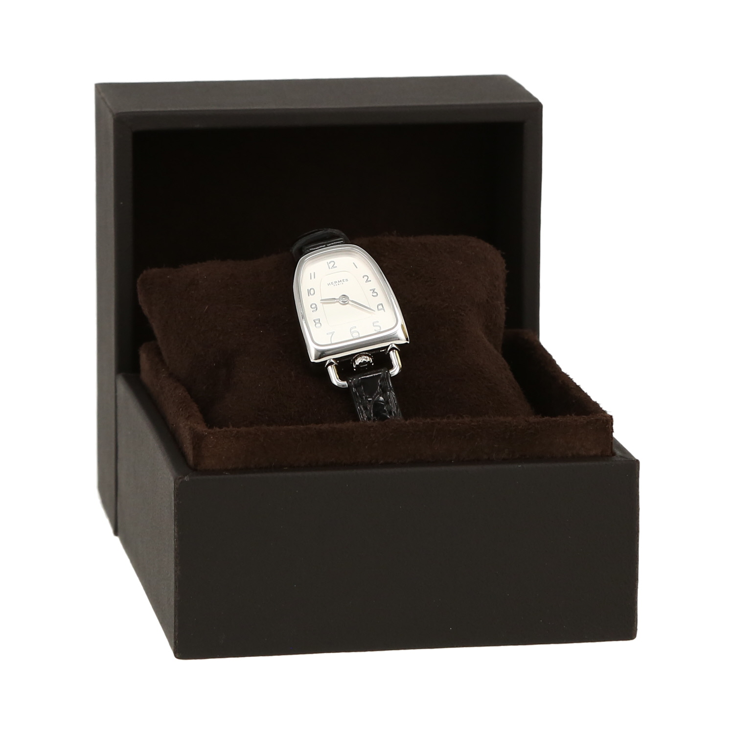 Montre Hermès Galop en acier Ref: Hermès -  GA1.110  Vers 2023