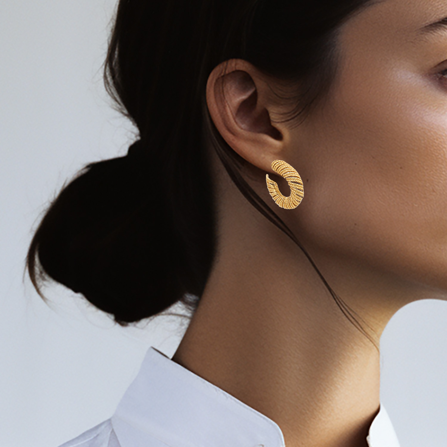 Orecchini Boucheron  in oro giallo - Detail D1