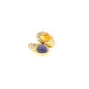 Bulgari Doppio ring in yellow gold, sapphire and citrine - 360 thumbnail