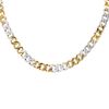 Pomellato  necklace in yellow gold, white gold and diamonds - 00pp thumbnail