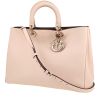 Dior  Diorissimo handbag  in pink grained leather - 00pp thumbnail