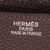Borsa Hermès  Birkin 40 cm in pelle taurillon clemence marrone - Detail D2 thumbnail
