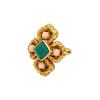 Van Cleef & Arpels Delphes  1970's ring in yellow gold, chrysoprase and coral - 00pp thumbnail