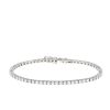 Tennis bracelet in white gold and diamonds (3,01 cts.) - 360 thumbnail