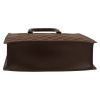 Louis Vuitton  Sac Plat handbag  in ebene damier canvas  and brown leather - Detail D1 thumbnail