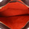 Bolso de mano Louis Vuitton  Sac Plat en lona a cuadros ébano y cuero marrón - Detail D3 thumbnail