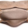 Gucci   shoulder bag  in brown suede - Detail D3 thumbnail
