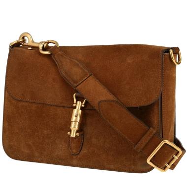 Sac bandoulière Gucci  Jackie Soft en daim marron